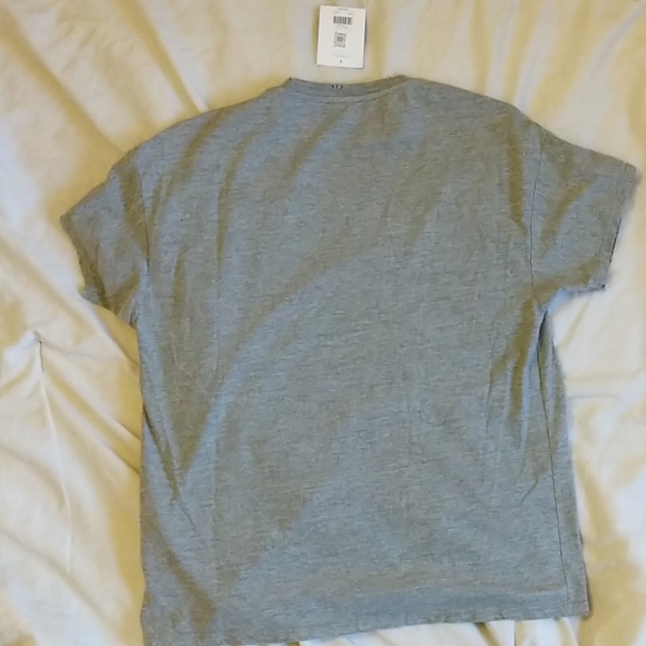 Topshop Grey Distressed Tee - Picture 4 of 7